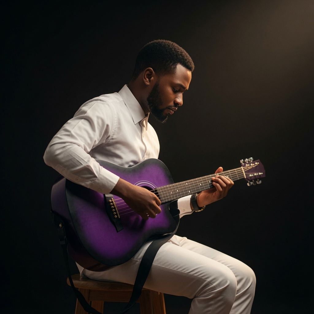 John O with guitar